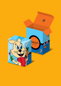 Коробка Зубастый заяц для 2 пар