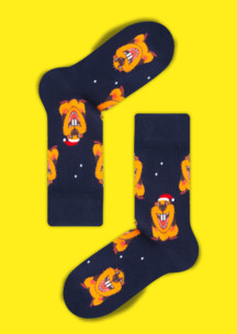 Носки Новогодний бобер