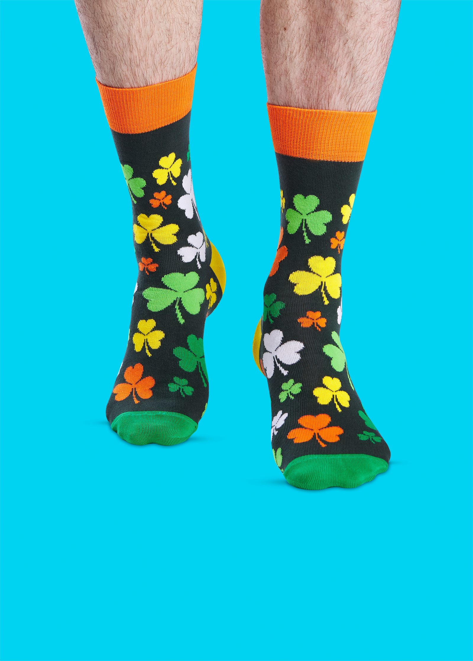 Носки мужские Хэппи Сокс зеленые. Носки Irish, Marrey. Разноцветные носки. Необычные носки.